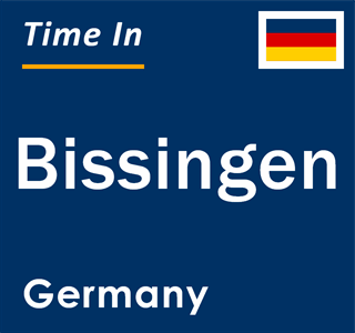 Current local time in Bissingen, Germany