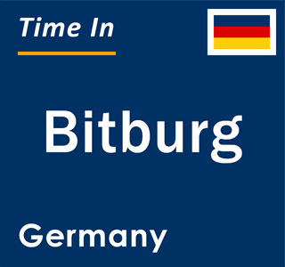 Current local time in Bitburg, Germany