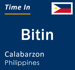 Current local time in Bitin, Calabarzon, Philippines