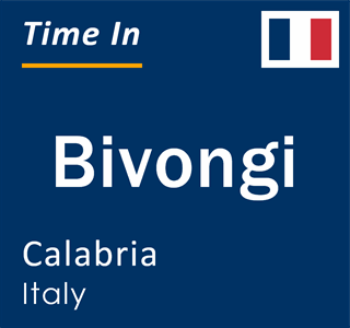 Current local time in Bivongi, Calabria, Italy