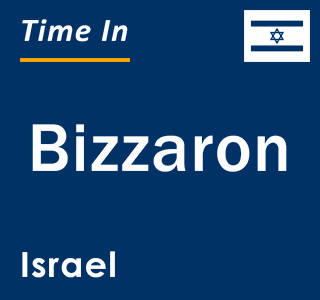 Current local time in Bizzaron, Israel