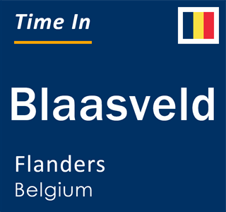 Current local time in Blaasveld, Flanders, Belgium