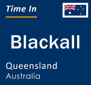 Current local time in Blackall, Queensland, Australia