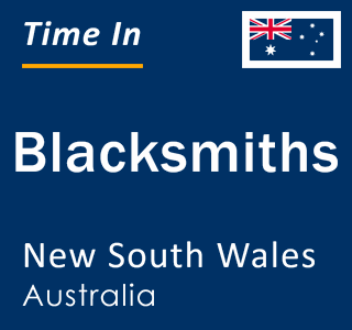 Current local time in Blacksmiths, New South Wales, Australia