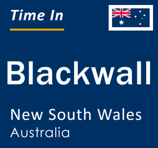 Current local time in Blackwall, New South Wales, Australia