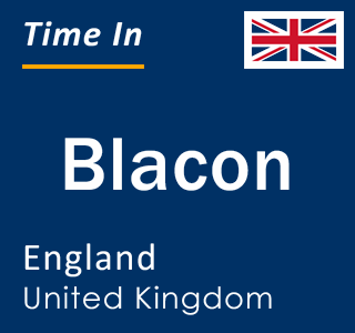 Current local time in Blacon, England, United Kingdom