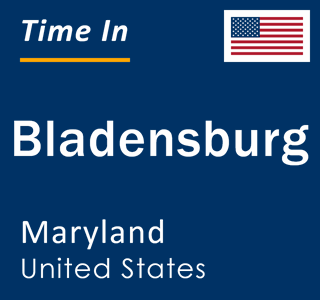 Current local time in Bladensburg, Maryland, United States