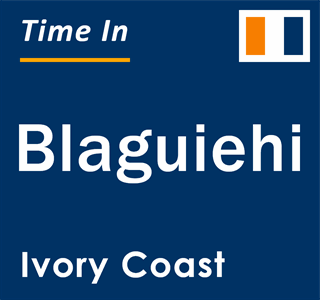 Current local time in Blaguiehi, Ivory Coast