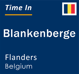 Current local time in Blankenberge, Flanders, Belgium