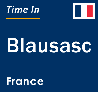 Current local time in Blausasc, France