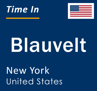 Current local time in Blauvelt, New York, United States