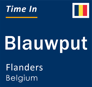 Current local time in Blauwput, Flanders, Belgium