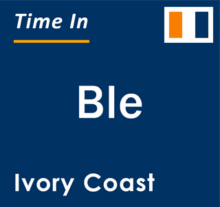 Current local time in Ble, Ivory Coast