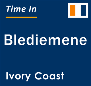 Current local time in Blediemene, Ivory Coast