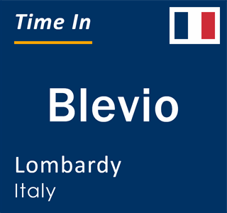 Current local time in Blevio, Lombardy, Italy