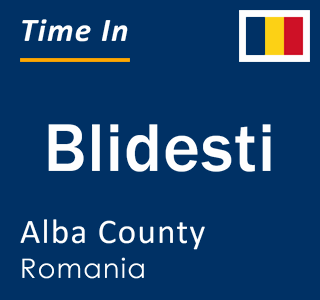 Current local time in Blidesti, Alba County, Romania