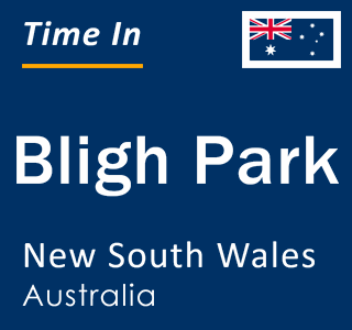 Current local time in Bligh Park, New South Wales, Australia