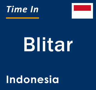 Current local time in Blitar, Indonesia