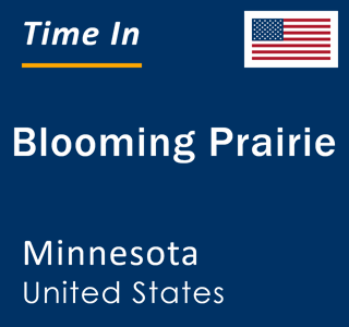 Current local time in Blooming Prairie, Minnesota, United States