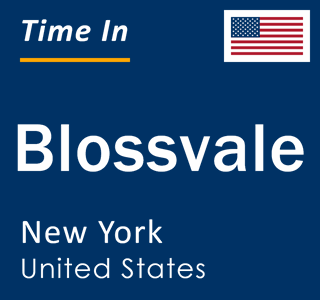 Current local time in Blossvale, New York, United States