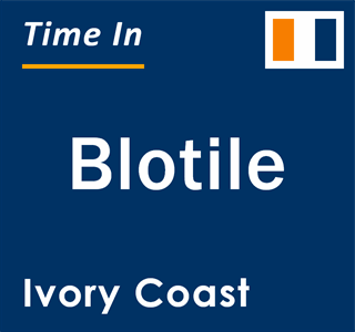 Current local time in Blotile, Ivory Coast