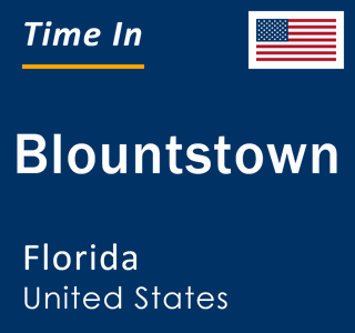 Current local time in Blountstown, Florida, United States