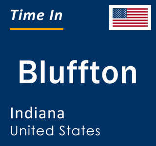 Current local time in Bluffton, Indiana, United States