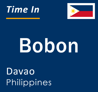 Current local time in Bobon, Davao, Philippines