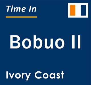 Current local time in Bobuo II, Ivory Coast