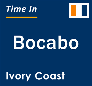 Current local time in Bocabo, Ivory Coast