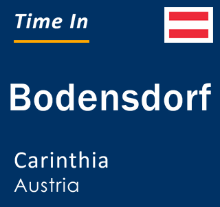 Current local time in Bodensdorf, Carinthia, Austria