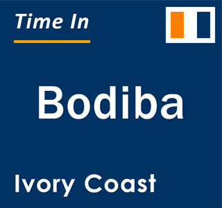 Current local time in Bodiba, Ivory Coast