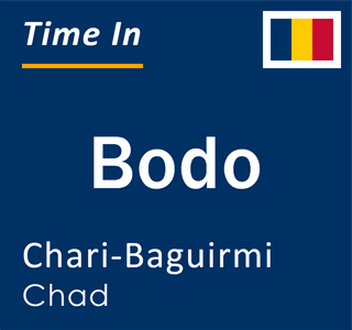 Current local time in Bodo, Chari-Baguirmi, Chad
