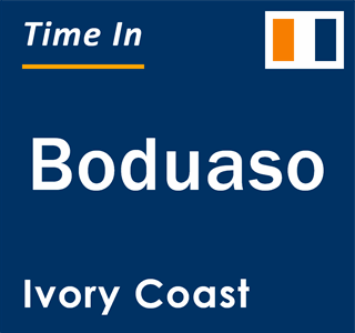 Current local time in Boduaso, Ivory Coast