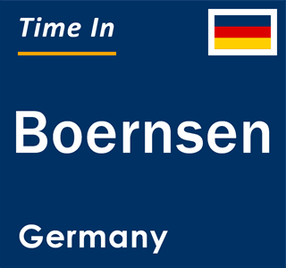 Current local time in Boernsen, Germany