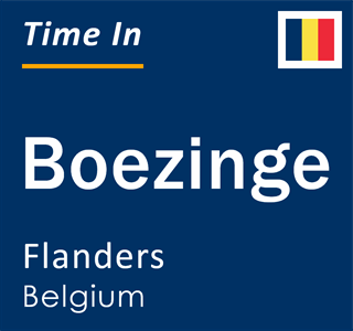 Current local time in Boezinge, Flanders, Belgium