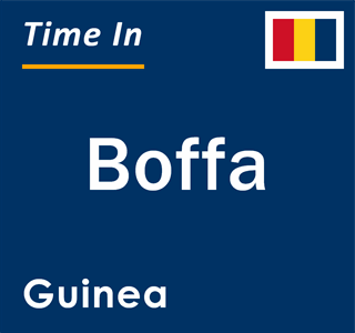 Current local time in Boffa, Guinea