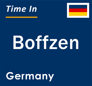 Current local time in Boffzen, Germany