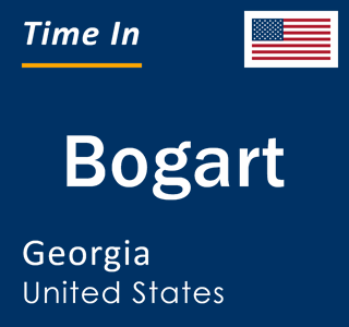 Current local time in Bogart, Georgia, United States