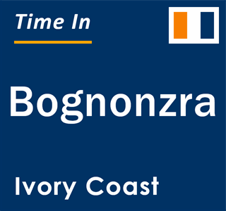 Current local time in Bognonzra, Ivory Coast