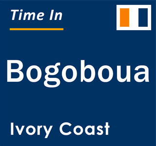 Current local time in Bogoboua, Ivory Coast