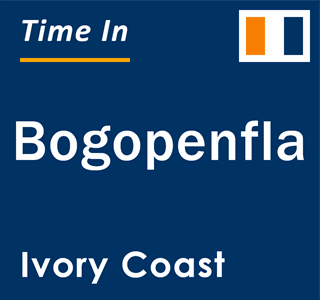 Current local time in Bogopenfla, Ivory Coast