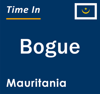 Current local time in Bogue, Mauritania