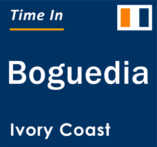 Current local time in Boguedia, Ivory Coast