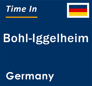 Current local time in Bohl-Iggelheim, Germany