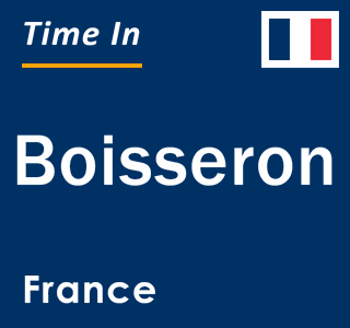 Current local time in Boisseron, France