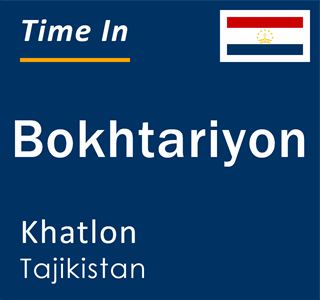 Current local time in Bokhtariyon, Khatlon, Tajikistan