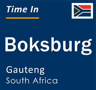 Current local time in Boksburg, Gauteng, South Africa