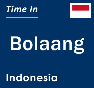 Current local time in Bolaang, Indonesia