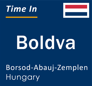 Current local time in Boldva, Borsod-Abauj-Zemplen, Hungary
